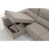 Sofa Chaise Longue Sultan Izquierda Caoba 4 Plazas 260x150 Cm Tanuk