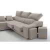 Sofa Chaise Longue Sultan Izquierda Caoba 4 Plazas 260x150 Cm Tanuk