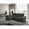 Sofa Chaise Longue Sultan Izquierda Negro 4 Plazas 260x150 Cm Tanuk