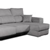 Sofa Chaise Longue Lodurr Derecha Gris Perla Tejido Con Sistema Acualine 4 Plazas 294x160 Cm Tanuk