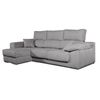 Sofa Chaise Longue Lodurr Izquierda Gris Perla Tejido Con Sistema Acualine 4 Plazas 294x160 Cm Tanuk