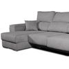 Sofa Chaise Longue Lodurr Izquierda Gris Perla Tejido Con Sistema Acualine 4 Plazas 294x160 Cm Tanuk