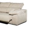 Sofa Chaise Longue Lodurr Izquierda Crudo Tejido Con Sistema Acualine 4 Plazas 294x160 Cm Tanuk