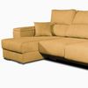 Sofa Chaise Longue Lodurr Izquierda Mostaza Tejido Con Sistema Acualine 4 Plazas 294x160 Cm Tanuk