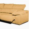 Sofa Chaise Longue Lodurr Izquierda Mostaza Tejido Con Sistema Acualine 4 Plazas 294x160 Cm Tanuk