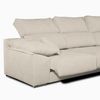 Sofa Chaise Longue Lodurr Derecha Beige Tejido Con Sistema Acualine 4 Plazas 294x160 Cm Tanuk