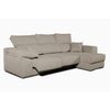 Sofa Chaise Longue Lodurr Derecha Marron Tejido Con Sistema Acualine 4 Plazas 294x160 Cm Tanuk