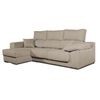 Sofa Chaise Longue Lodurr Izquierda Marron Tejido Con Sistema Acualine 4 Plazas 294x160 Cm Tanuk