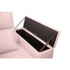 Sofa Chaise Longue Lodurr Derecha Salmon Tejido Con Sistema Acualine 4 Plazas 294x160 Cm Tanuk