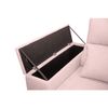 Sofa Chaise Longue Lodurr Izquierda Salmon Tejido Con Sistema Acualine 4 Plazas 294x160 Cm Tanuk