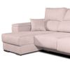 Sofa Chaise Longue Lodurr Izquierda Salmon Tejido Con Sistema Acualine 4 Plazas 294x160 Cm Tanuk