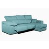 Sofa Chaise Longue Lodurr Derecha Turquesa Tejido Con Sistema Acualine 4 Plazas 294x160 Cm Tanuk