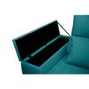 Sofa Chaise Longue Lodurr Izquierda Esmeralda Tejido Con Sistema Acualine 4 Plazas 294x160 Cm Tanuk