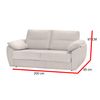 Sofa Cama Drakkar Crudo 3 Plazas 200x95 Cm Tanuk