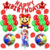 Globos De Mario De Decoración Para Fiestas- Globos Super Mario Cumpleaños