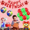Globos De Mario De Decoración Para Fiestas- Globos Super Mario Cumpleaños