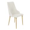 Pack 4 Sillas Comedor Bergen Respaldo Envolvente Tela Antimanchas Beige