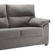 Sofa Delling 3 Plazas Gris Perla 3 Plazas 185x90 Cm Tejido Con Sistema Acualine Tanuk