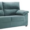 Sofa Delling 3 Plazas Turquesa 3 Plazas 185x90 Cm Tejido Con Sistema Acualine Tanuk