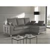 Sofa Chaise Longue Mimir Derecha Capitone Gris Perla Tejido Con Sistema Acualine 4 Plazas 250x175 Cm Tanuk