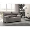 Sofa Odin 2 Plazas Gris Perla 2 Plazas 145x89 Cm Tejido Con Sistema Acualine Tanuk