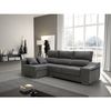 Sofa Chaise Longue Kvasir Izquierda Gris Marengo Tejido Con Sistema Acualine 4 Plazas 260x150 Cm Tanuk