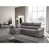 Sofa Chaise Longue Kvasir Izquierda Gris Perla Tejido Con Sistema Acualine 4 Plazas 260x150 Cm Tanuk