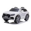 Coche Eléctrico Para Niños Audi Q8 (licencia Oficial), Coches De Batería 12v, Ruedas De Caucho, Asiento Polipiel Y Equipo De Sonido / Coche Eléctrico Infantil Con Mando Teledirigido Para Padres, Salida Ralentizada Y Luces Led