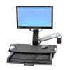 Ergotron Styleview Sit-stand Combo Arm With Worksurface 61 Cm (24') Pared