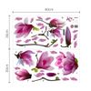 Vinilo Decorativo Magnolias Rosa 130x110 Cm Walplus