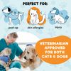 Collar Inflable Protector Y De Recuperación Para Perros Y Gatos Azul S Bencmate