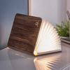Lámpara Libro De Madera Pequeña - Smart Book Light - Nogal