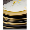 Reloj De Pared Decorativo Grande De 17.7 Pulgadas Para Sala De Estar, Reloj De Pared Redondo 3d, Geométrico, Silencio, Metal, Digital, Para El Hogar