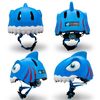 Casco De Bicicleta Para Niños De 2 A 7 Años  49-55cm Crazy Safety Tiburón Azul - Homologado Y Certificado Según Norma En 1078