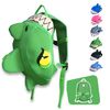 Mochila De Dragón Verde  Para Guardería O Preescolar Para Niños De 2 A 6 Años. Diseño De Crazy Safety. Neopreno De Calidad Con Etiqueta Para El Nombre