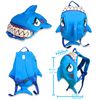 Mochila De Tiburón Azul Para Guardería O Preescolar - Neopreno - 2 A 6 Años - Crazy Safety