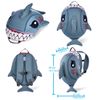 Mochila De Tiburón Gris Para Guardería O Preescolar - Neopreno - 2 A 6 Años - Crazy Safety