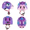 Casco De Bicicleta Para Niños De 2 A 7 Años  Crazy Safety Poni Morado - Homologado Y Certificado Según Norma En 1078