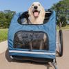 Remolque De Bicicleta Para Perros Happy Ride L Azul Petsafe