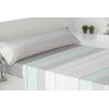 Juego Sábanas Coralina Tres Piezas Paduana Stripes Cama 90 Gris