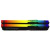 Memoria Kingston Fury Beast Rgb Ddr5 16gb Kit2 6000mt/s  Cl4