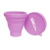 Sileuclean Esterilizador De Silicona Plegable Con Tapa Para Copa Menstrual Sileu, Morado