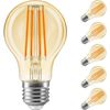 Bombillas Led Vintage E27 2200 K, 8 W, 800 Lm, Paquete De 6, Bombilla De Filamento Edison Retro De Vidrio, Blanco Cálido, 80 W, No Regulable,