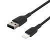 2x Cables Usb A Iphone Lightning Mfi Carga Sincronización 1m Belkin Negro