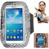 Banda Brazo Sport Fitness Blanco Con Led Para Samsung Galaxy S4 I9500 I9300