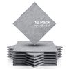 Pack De 12 Paneles Acústicos Cuadrados Con Borde Biselado 5 X 30 X 30 Cm Gris Fstop Labs