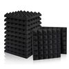 Pack De 12 Paneles Acústicos 5 X 30 X 30 Cm Negro Fstop Labs