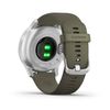 Garmin Vívomove Style Smartwatch Plata 42mm Amoled Con Correa Silicona Verde