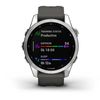 Garmin Fenix 7s - Reloj Gps Deportivo Conectado - Plata Banda Gris