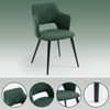 Set 4 Sillas De Comedor Escandinavas Meubles Cosy 48*54.5*79cm ​​asiento Tela Verde